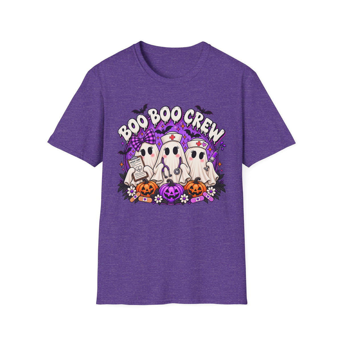 Boo Boo Crew T-Shirt - Halloween Nurse Graphic Tee