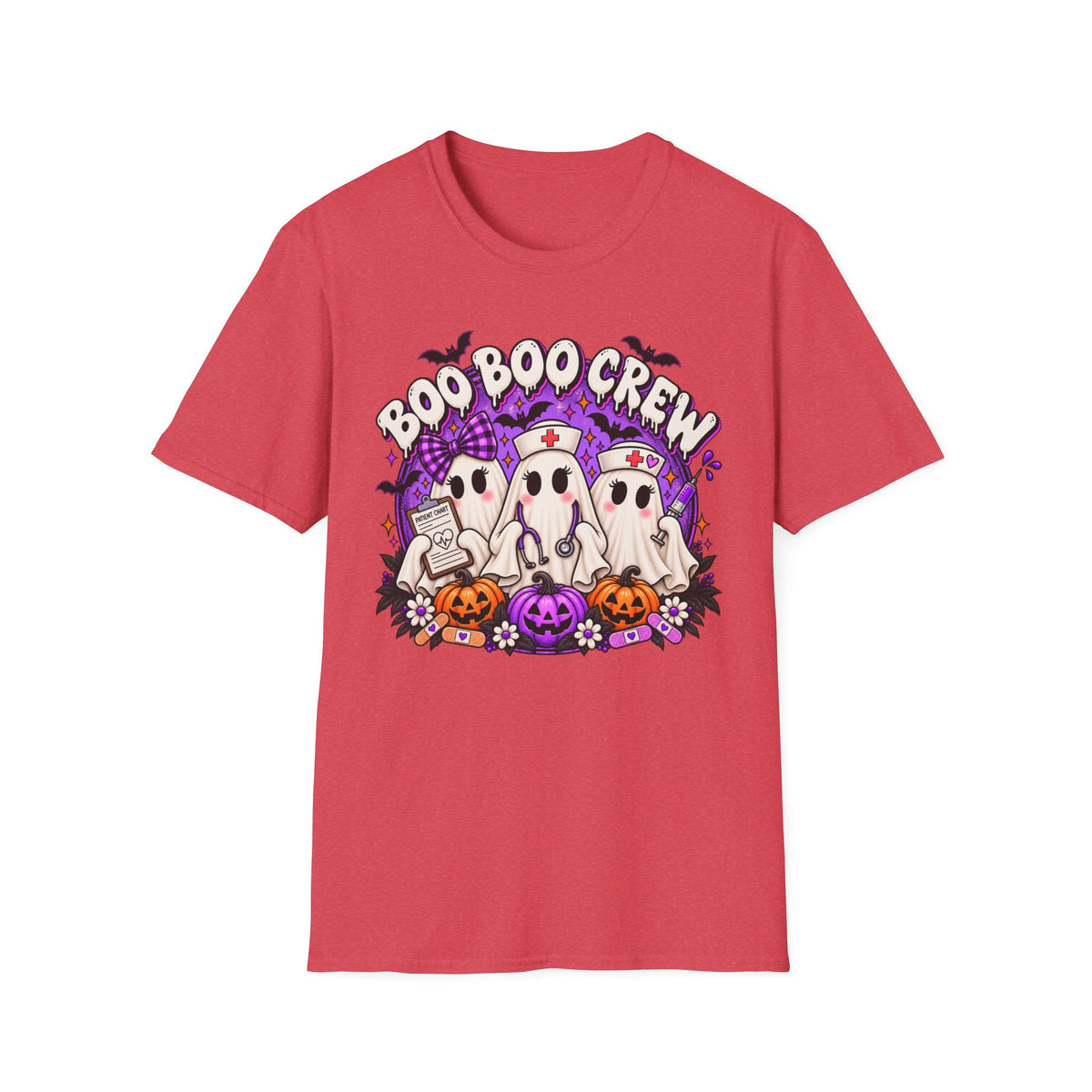 Boo Boo Crew T-Shirt - Halloween Nurse Graphic Tee