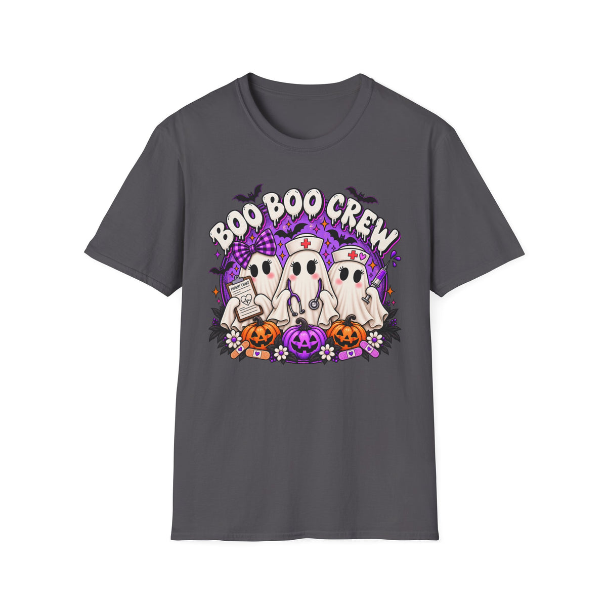 Boo Boo Crew T-Shirt - Halloween Nurse Graphic Tee