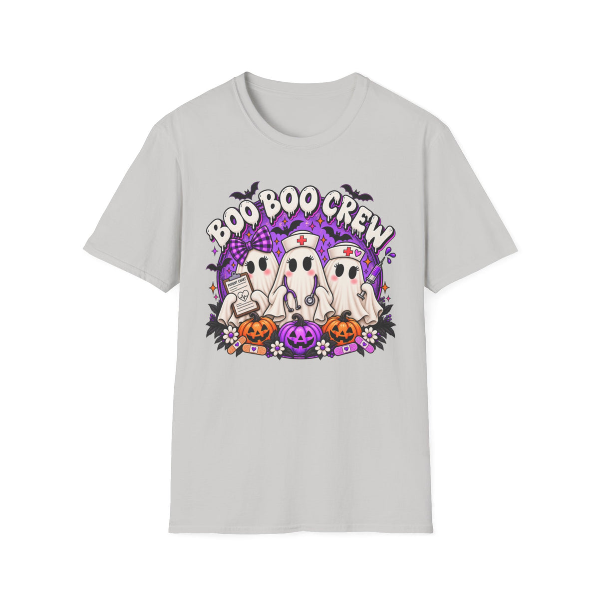 Boo Boo Crew T-Shirt - Halloween Nurse Graphic Tee
