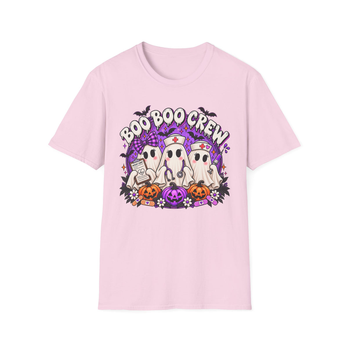 Boo Boo Crew T-Shirt - Halloween Nurse Graphic Tee