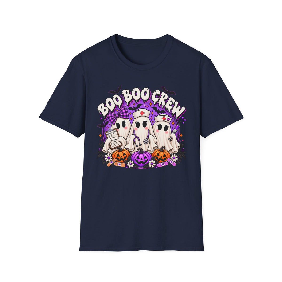 Boo Boo Crew T-Shirt - Halloween Nurse Graphic Tee