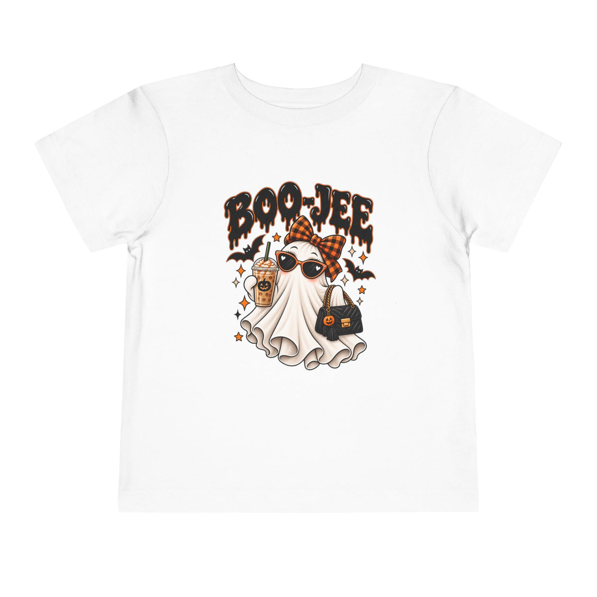 Toddler Tee — 'Boo-Jee' Fashion Ghost Halloween Shirt
