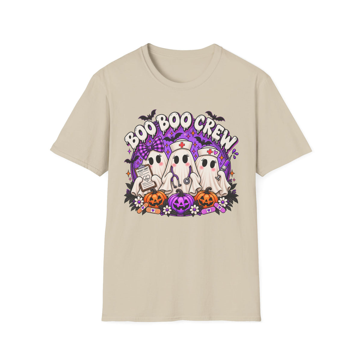 Boo Boo Crew T-Shirt - Halloween Nurse Graphic Tee