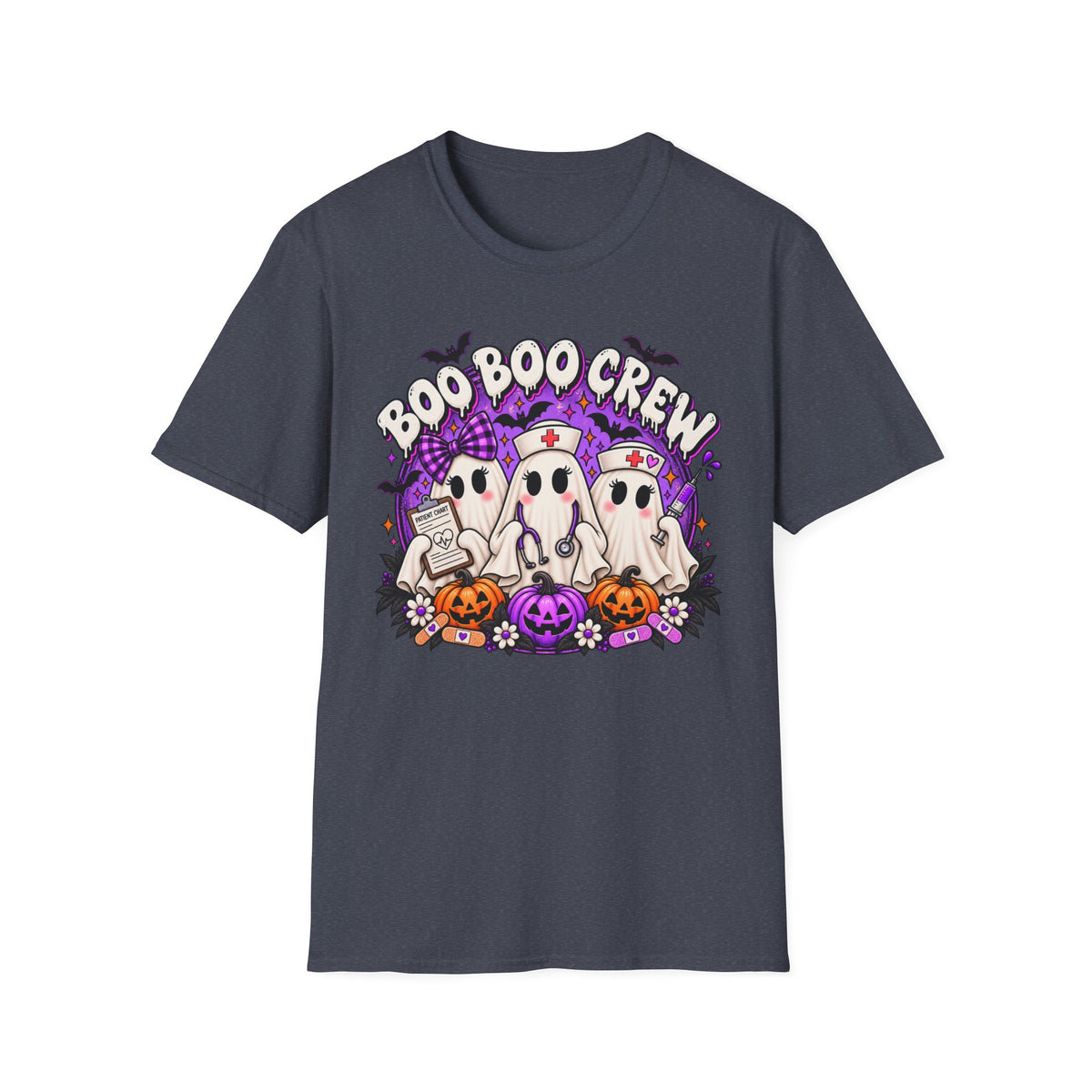 Boo Boo Crew T-Shirt - Halloween Nurse Graphic Tee