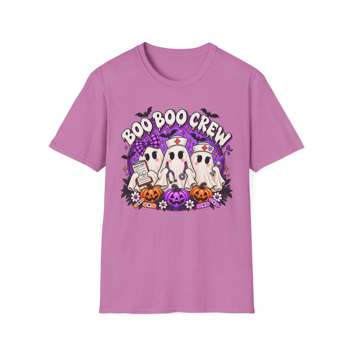 Boo Boo Crew T-Shirt - Halloween Nurse Graphic Tee