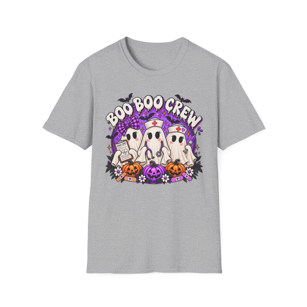 Boo Boo Crew T-Shirt - Halloween Nurse Graphic Tee