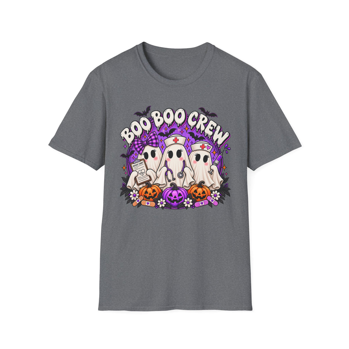Boo Boo Crew T-Shirt - Halloween Nurse Graphic Tee