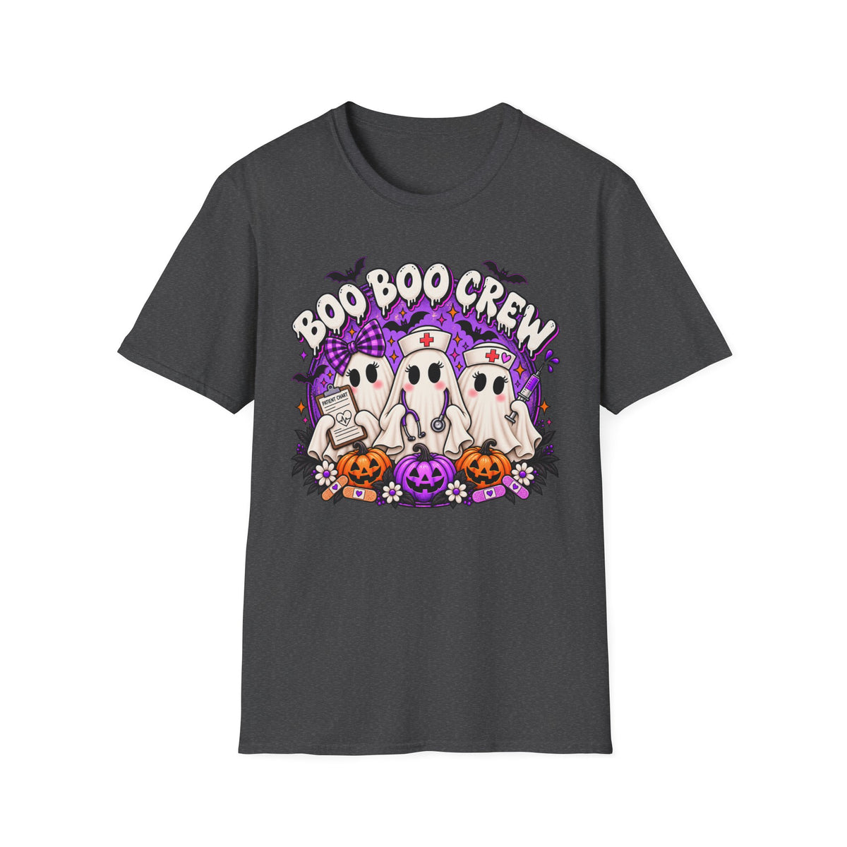 Boo Boo Crew T-Shirt - Halloween Nurse Graphic Tee