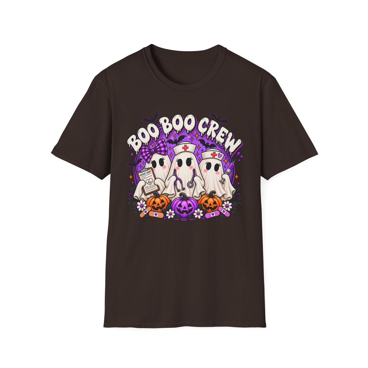 Boo Boo Crew T-Shirt - Halloween Nurse Graphic Tee