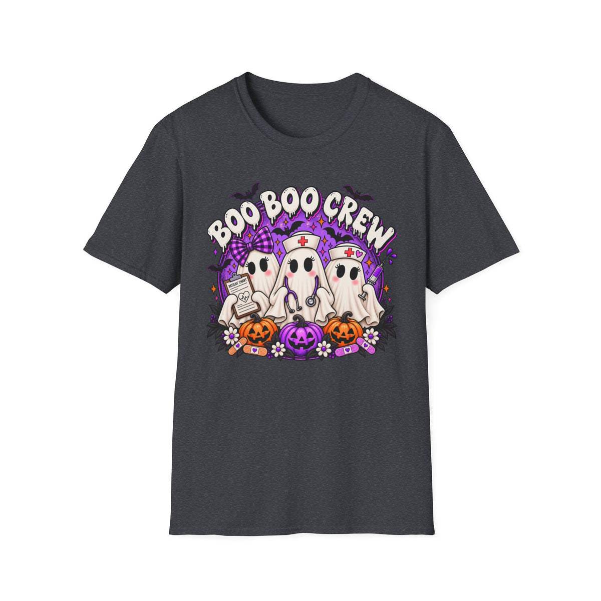 Boo Boo Crew T-Shirt - Halloween Nurse Graphic Tee