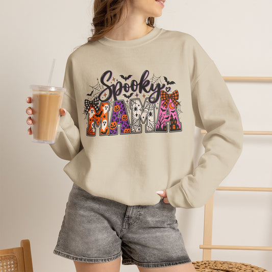 Spooky Mama Crewneck - Graphic Sweatshirt