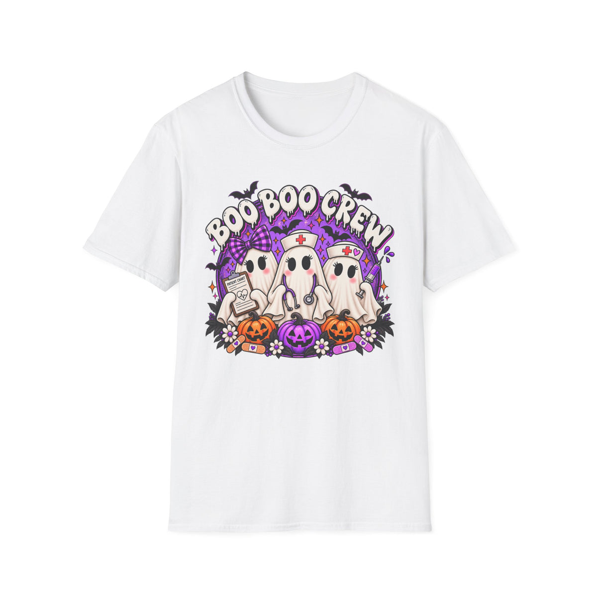 Boo Boo Crew T-Shirt - Halloween Nurse Graphic Tee